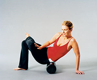 Foam roller used for treatment